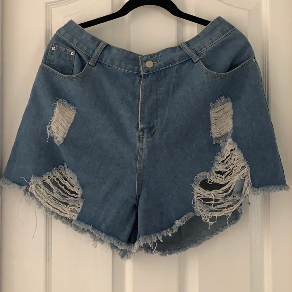 New Distressed Shorts